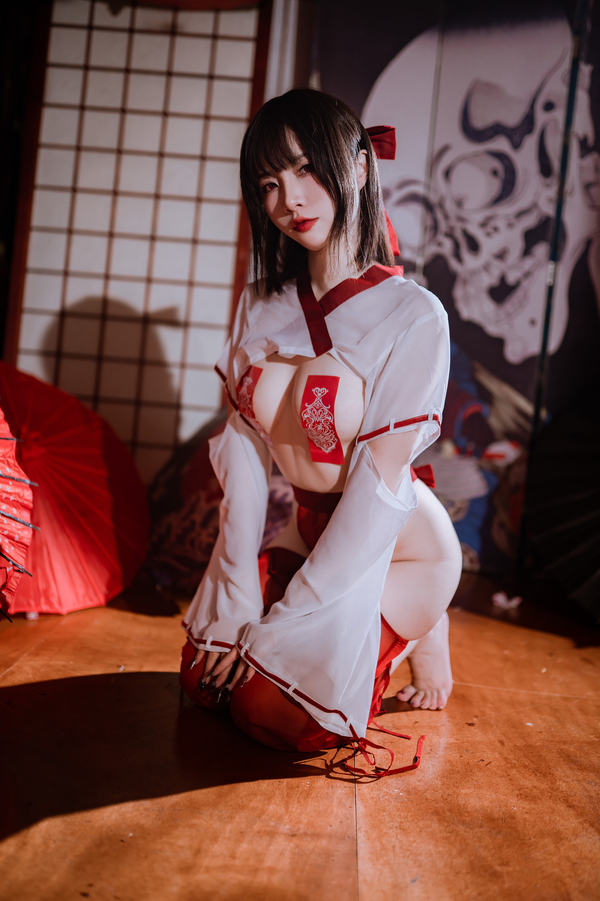 图片[1]-二佐Nisa – NO.147 私房巫女 [37P]-XikXak